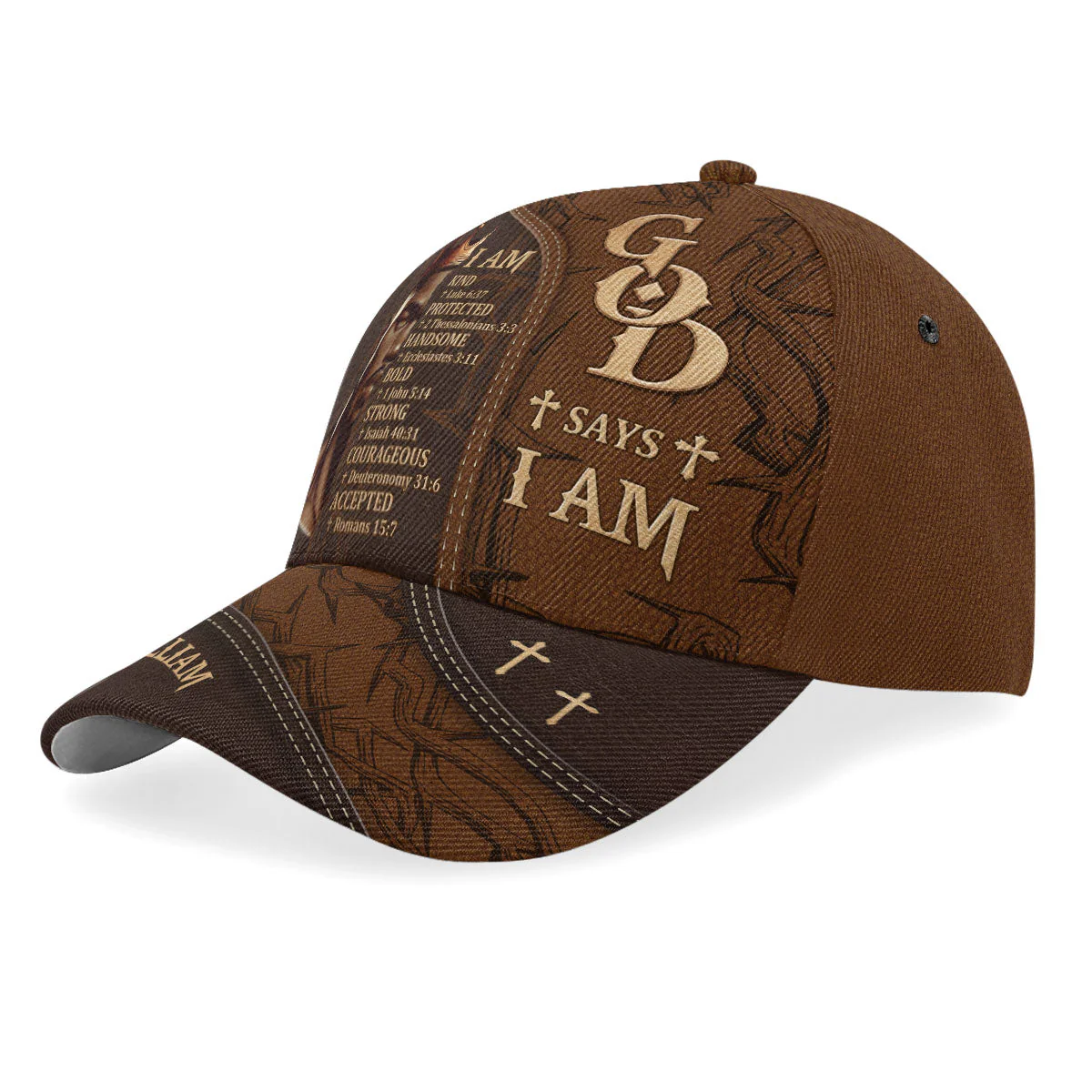 I Am Black King - Personalized Classic Cap - Christian Gift For African Man BA01 - Image 2