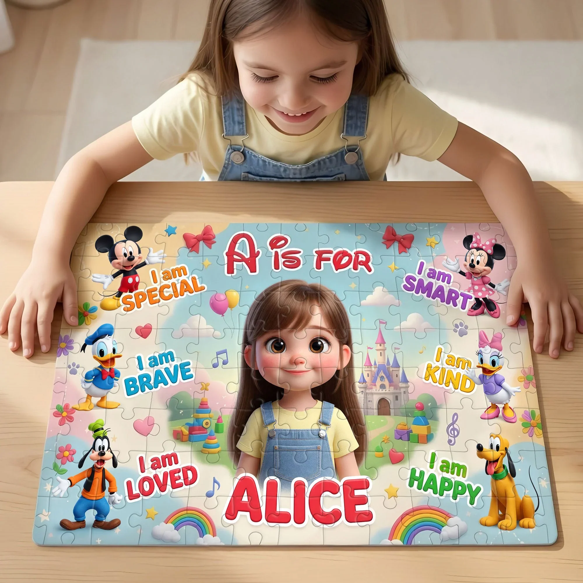 I Am Special - Personalized Custom Photo Puzzle - Gift For Kids, Magic Mouse Lovers - MkMo