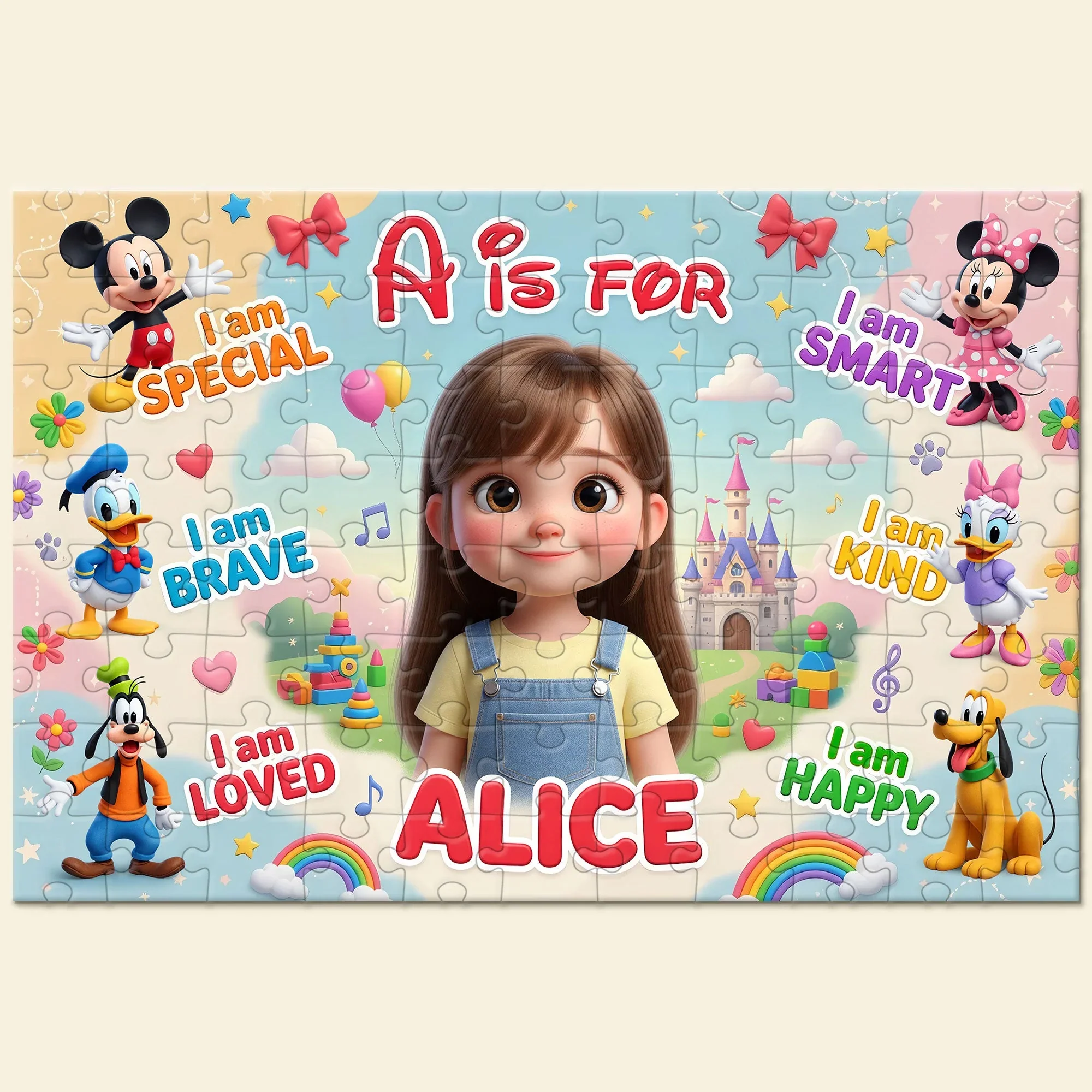 I Am Special - Personalized Custom Photo Puzzle - Gift For Kids, Magic Mouse Lovers - MkMo - Image 3