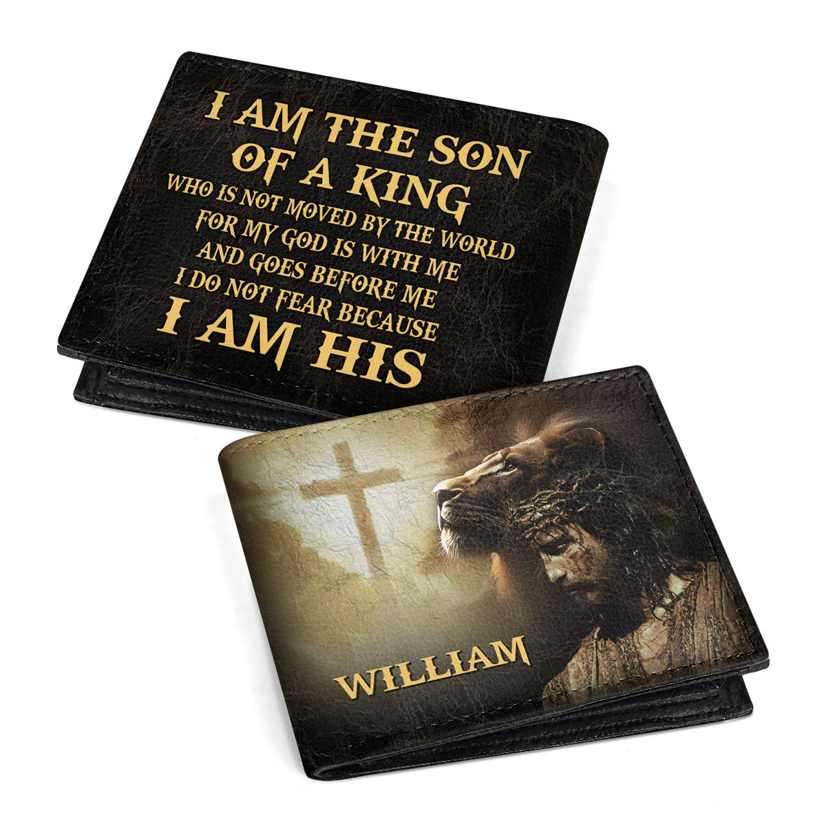 I Am The Son Of A King - Personalized Folded Wallet For Men