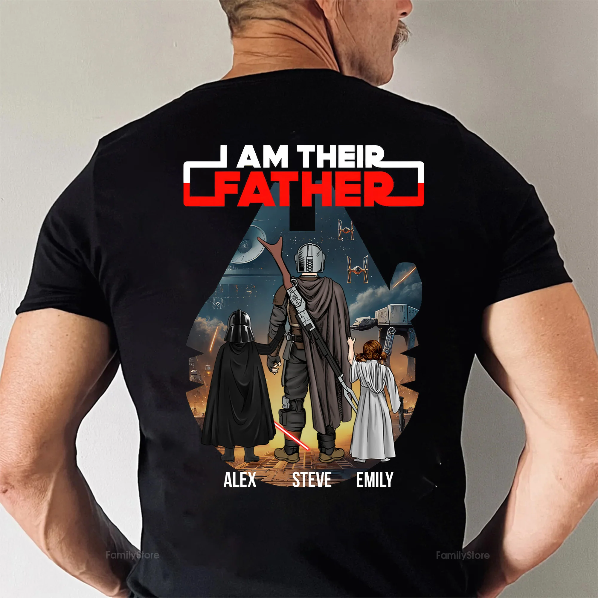 I Am Their Father - Personalized Shirt - Gift For Dad - Image 5