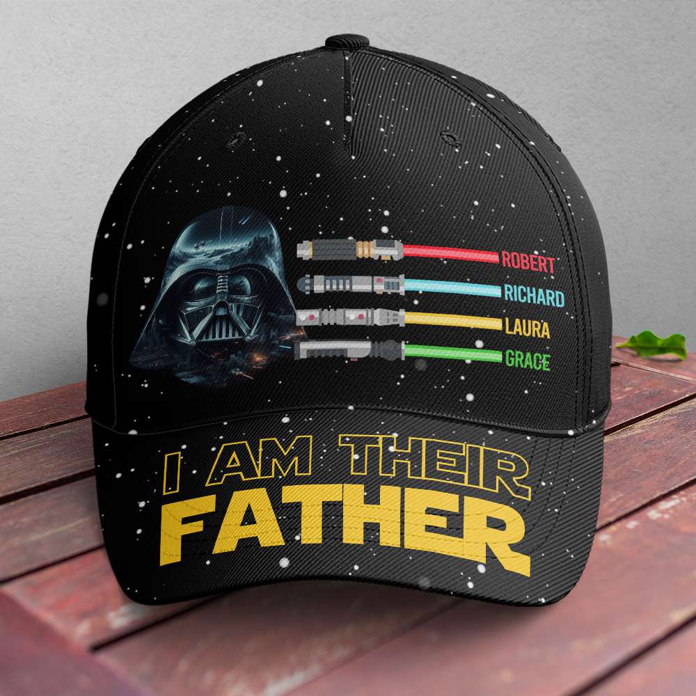 I Am Their Father Stwa - Personalized Classic Cap - Gift For Dad, Grandpa, Father's Day | NA94