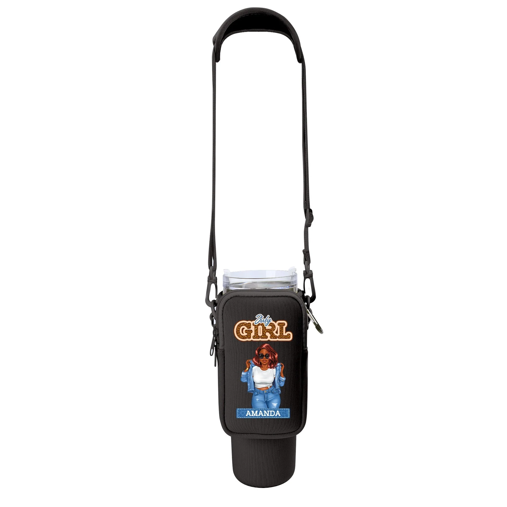 I Am Who I Am - Personalized Tumbler Holder Bag | Custom Name - Image 8