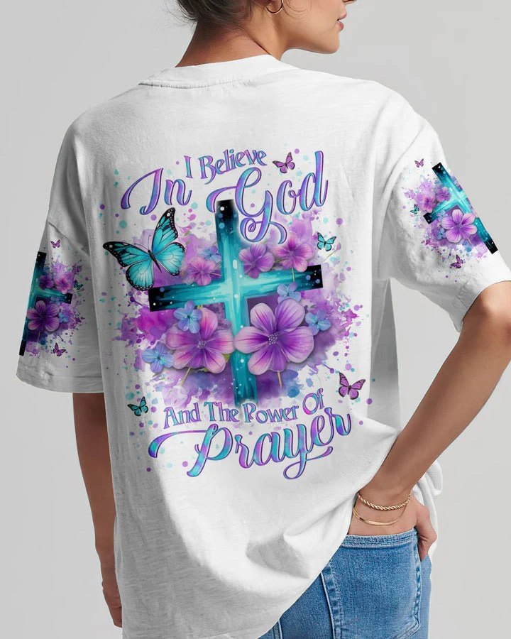 I Believe In God - Men's All Over Print Shirt - AT4080522 - Image 3