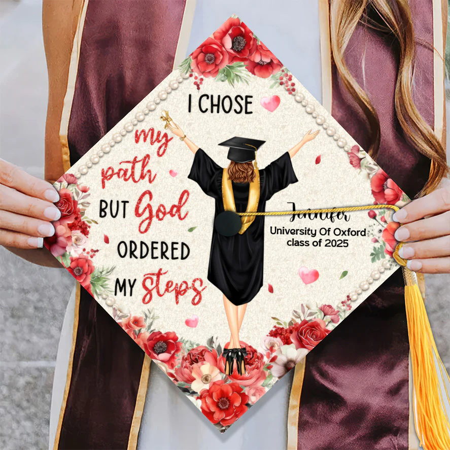 I Believed I Could So I Did - Personalized Graduation Cap Topper | GR4 NA94 - Image 3