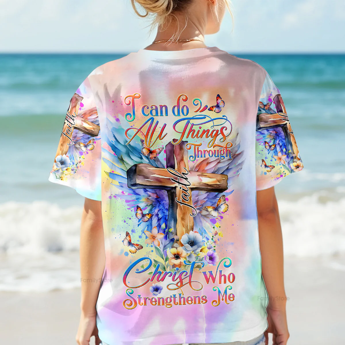 I Can Do All Things Women's All Over Print Shirt - 1007235 - Image 2
