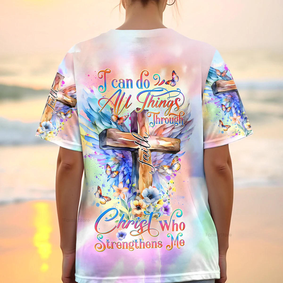 I Can Do All Things Women's All Over Print Shirt - 1007235 - Image 4