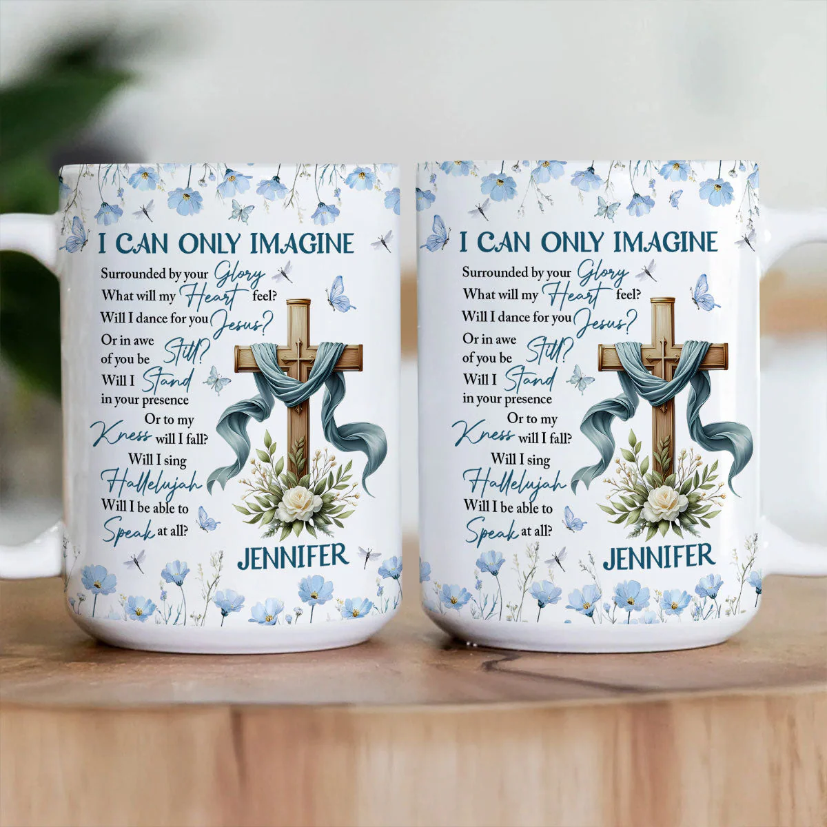 I Can Only Image - Personalized Ceramic Coffee Mug HL128 - Image 3