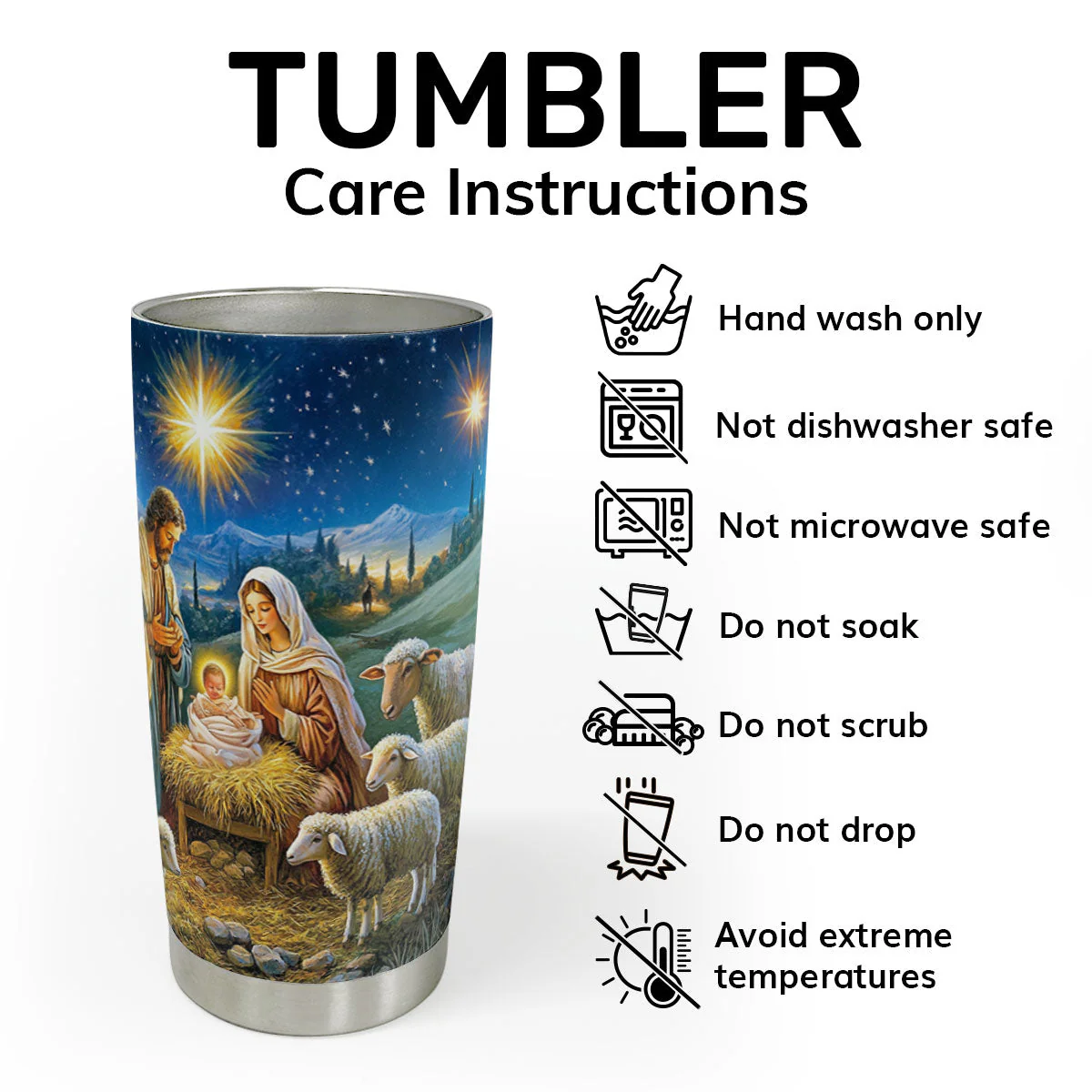 I Can Only Imagine | Personalized Stainless Steel Tumbler - Image 3