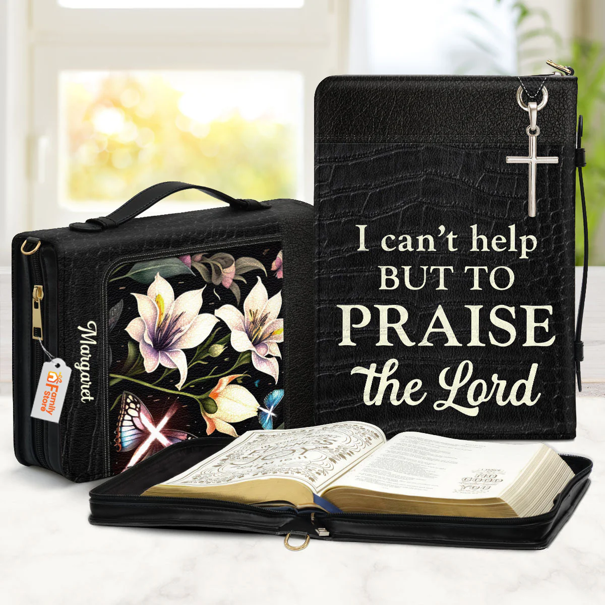I Can't Help But To Praise The Lord - Unique Personalized Bible Covers - AT4081307 - Image 2