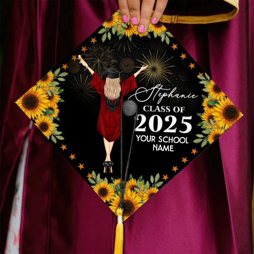I Did It I'm So Proud Of Myself - Personalized Graduation Cap Topper | GR4 NA94