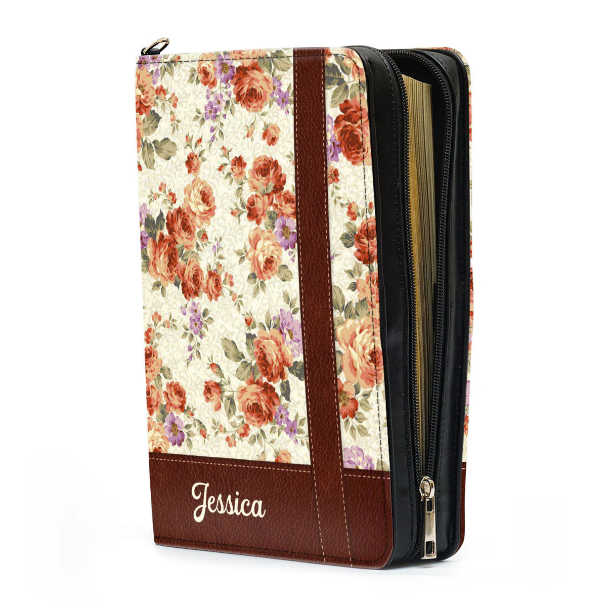 I Do Not Fear, For I Am His Christian - Personalized Bible Covers - AT4080915 - Image 4