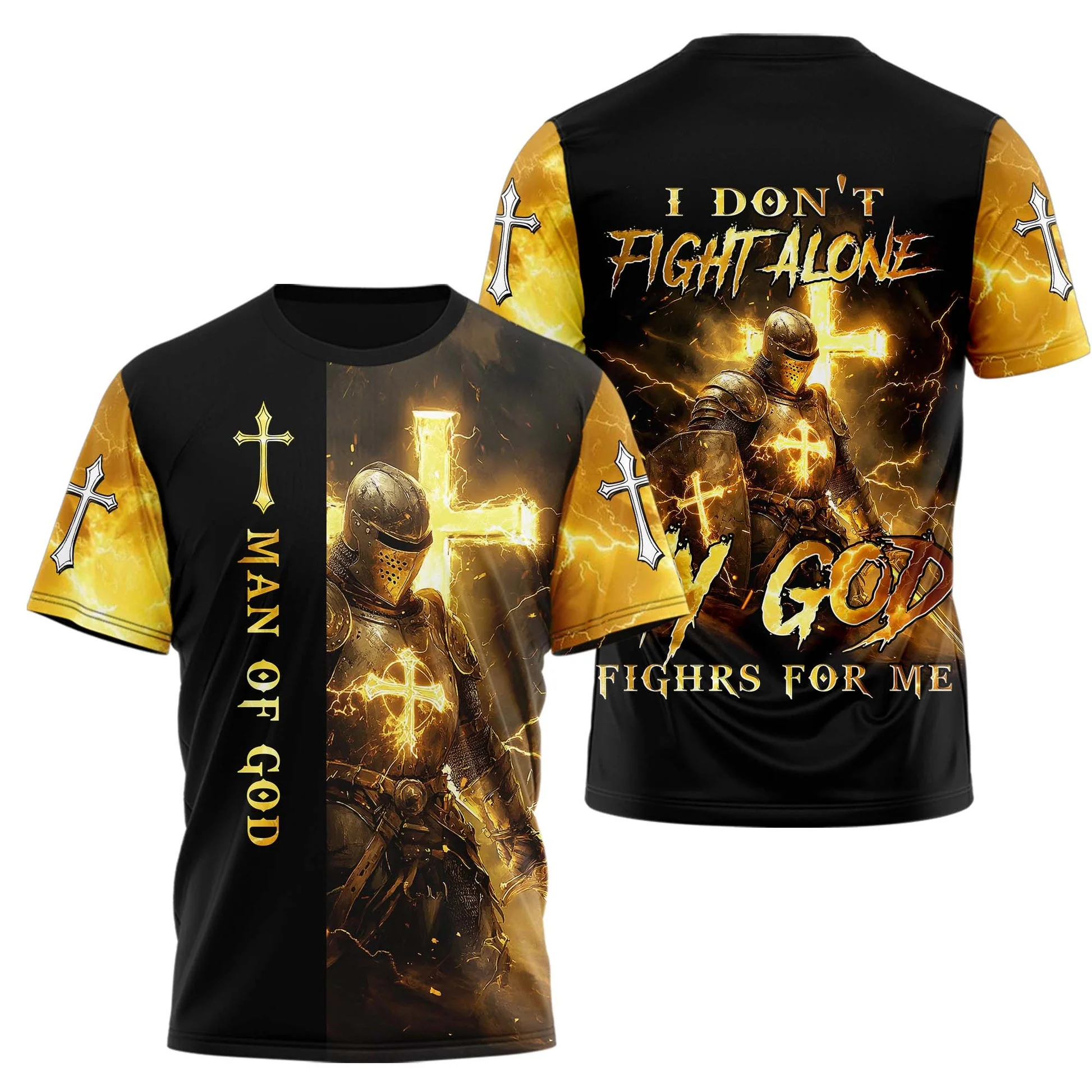 I Don't Fight Alone 3D TShirt - Image 3