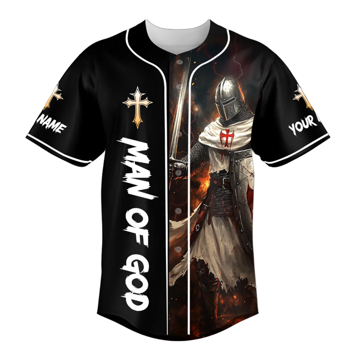 I Don't Know How My Story Ends Custom Name Baseball Jersey - Christant Gift For Him - Image 2