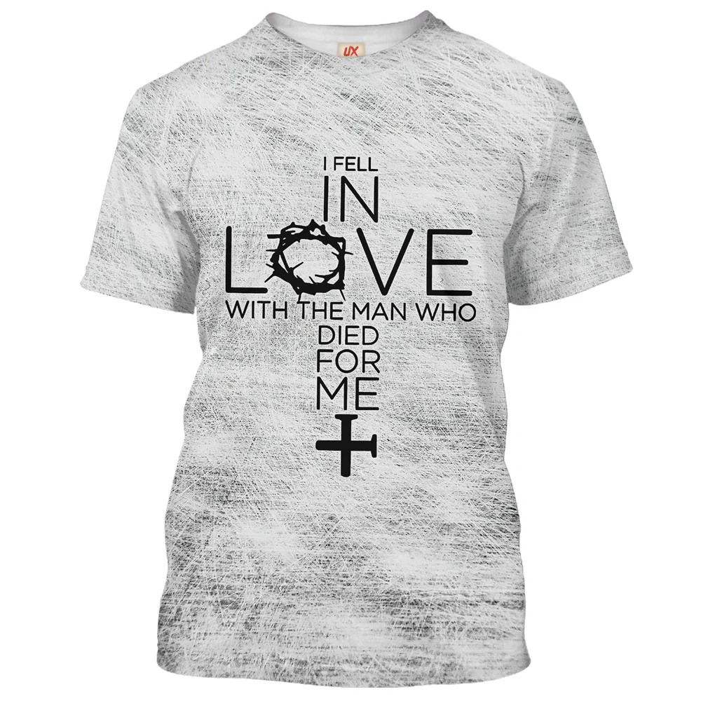 I Fell In Love With The Man Who Died For Me T-shirt - Image 2