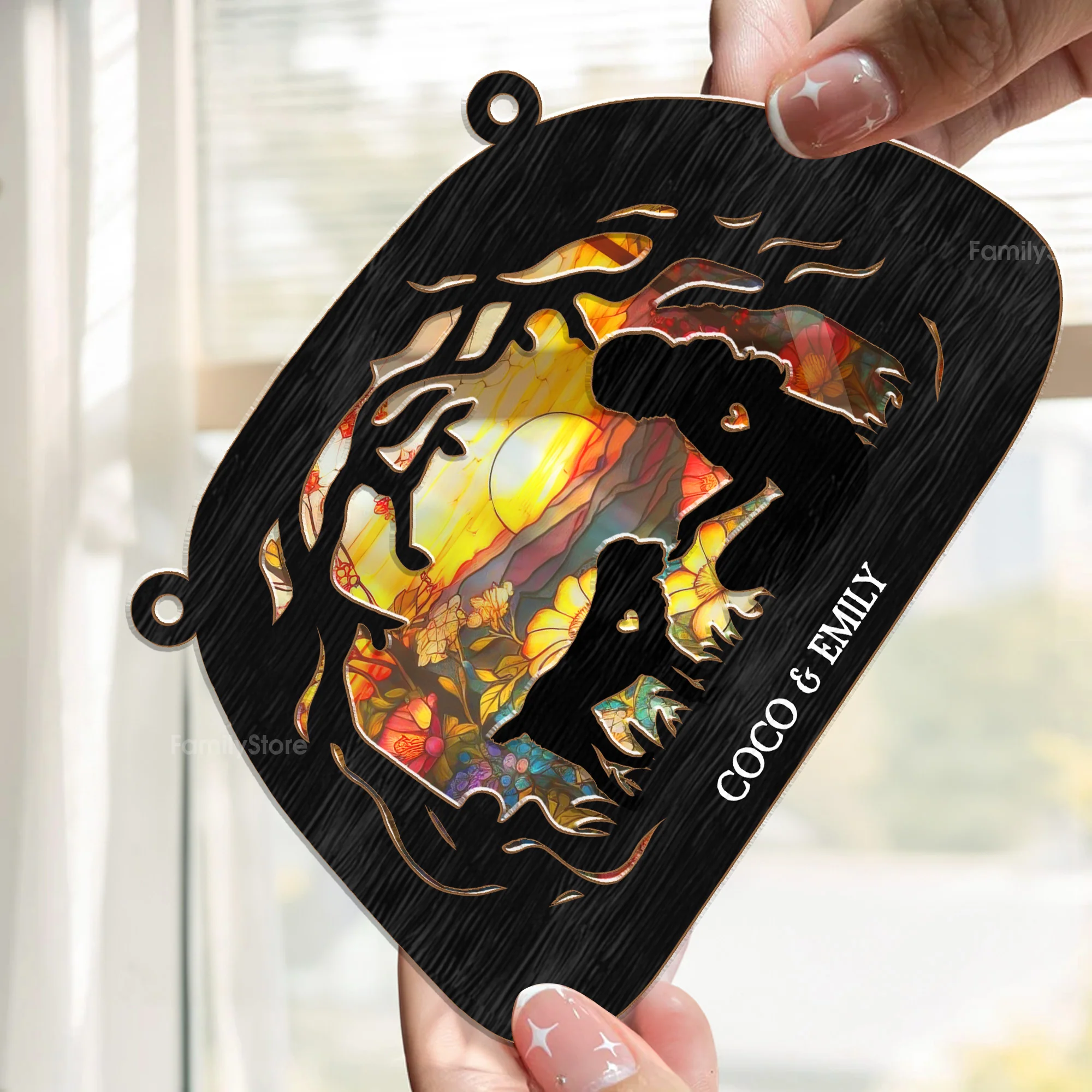 I Found A Paw - Memorial Gift For Dog Mom, Dog Lovers - Personalized Window Hanging Window Hanging Suncatcher Ornament - CLP05 NA94 - Image 2