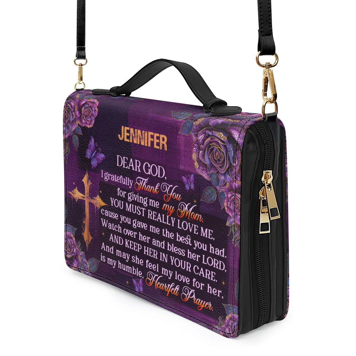 I Gratefully For Giving Me My Mom - Awesome Personalized Bible Covers - AT4081215 - Image 5