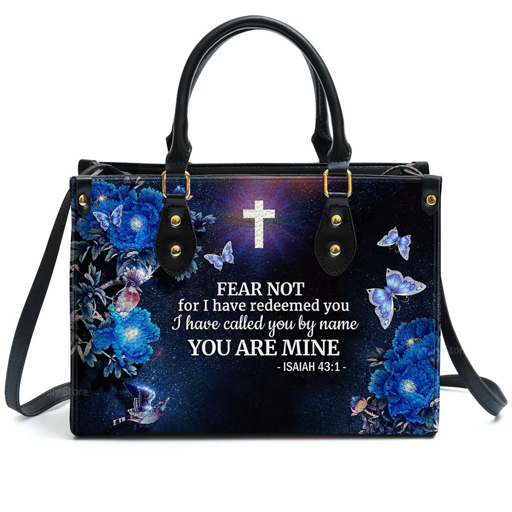 I Have Called You By Name - Unique Personalized Leather Handbag - AT4081331 - Image 2