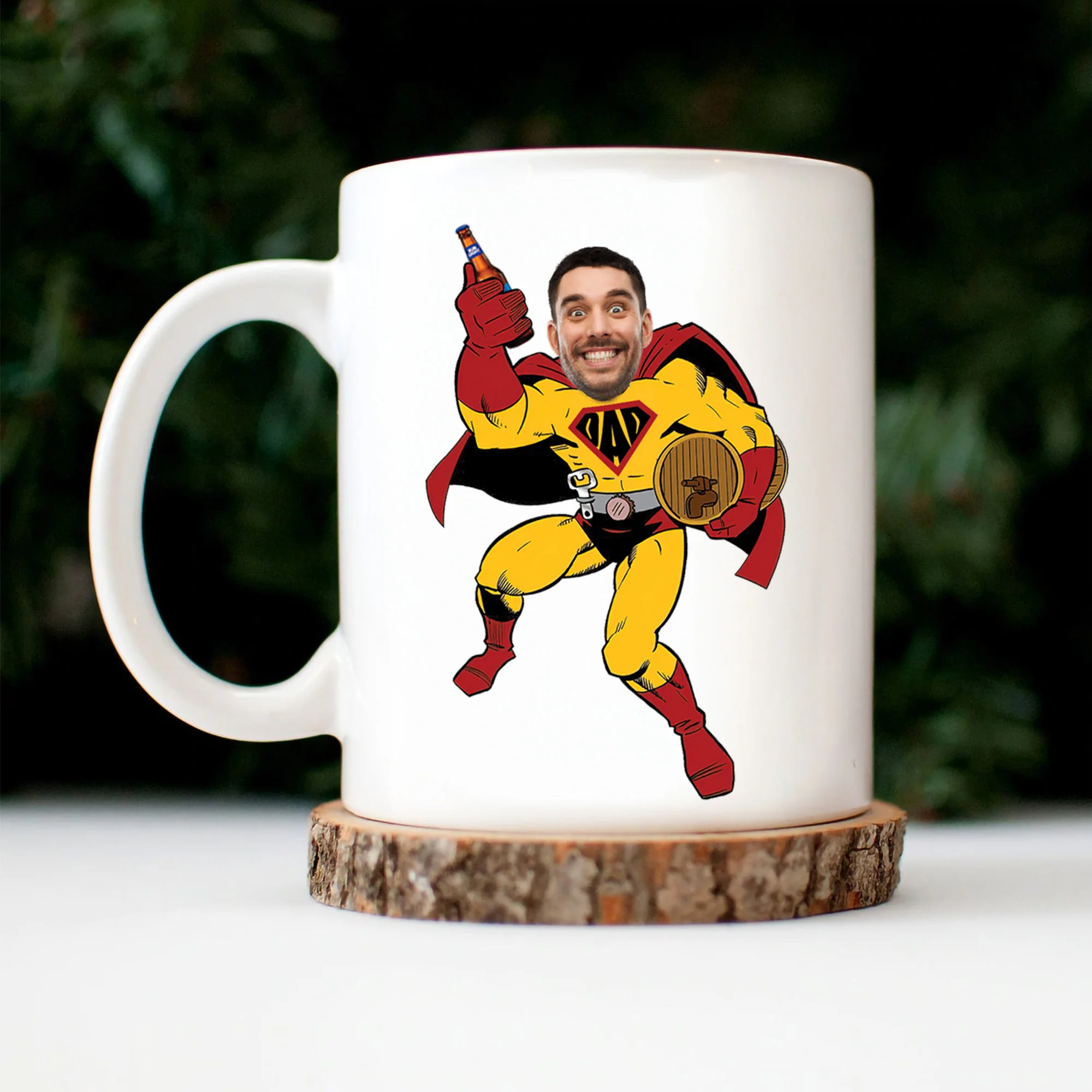 I Make Beer Disappear What Is Your Super Power - Gift For Dad - Personalized Ceramic Mug - NA94 - Image 2