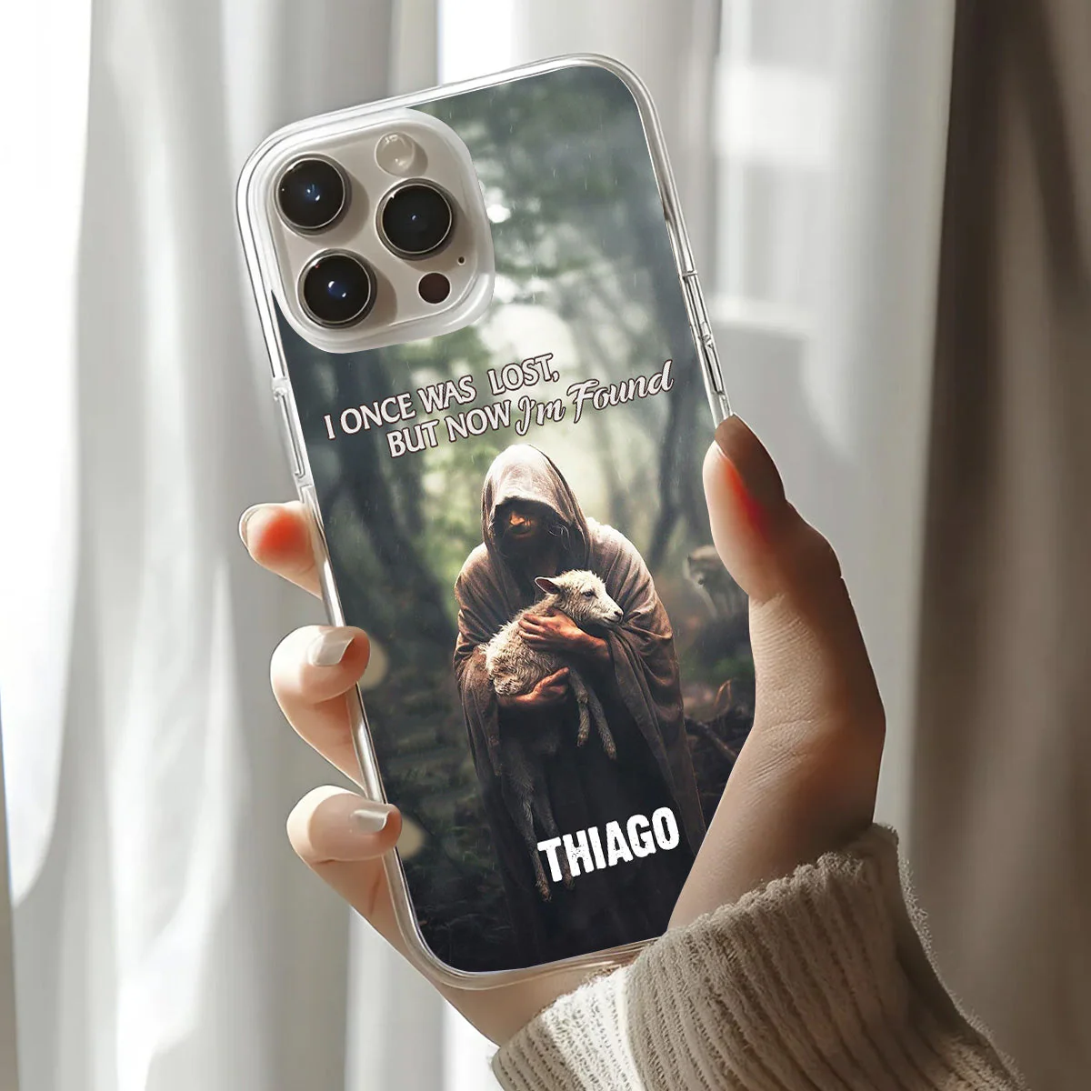 I Once Was Lost But Now I'm Found - Personalized Phone Case TD118 - Image 4
