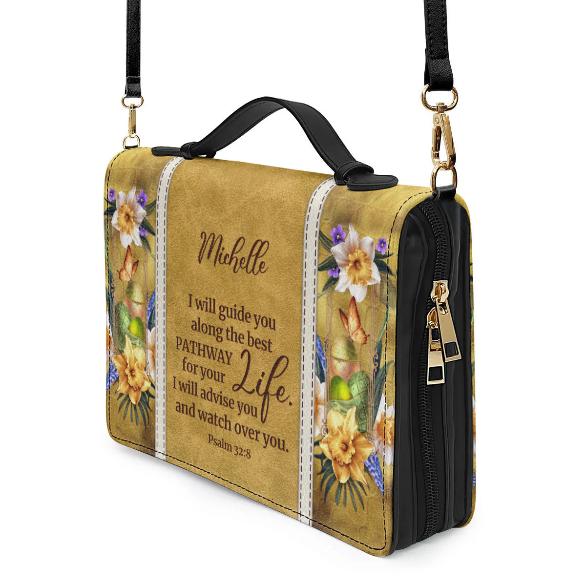 I Will Advise You And Watch Over You - Beautiful Personalized Bible Covers - AT4080827 - Image 5
