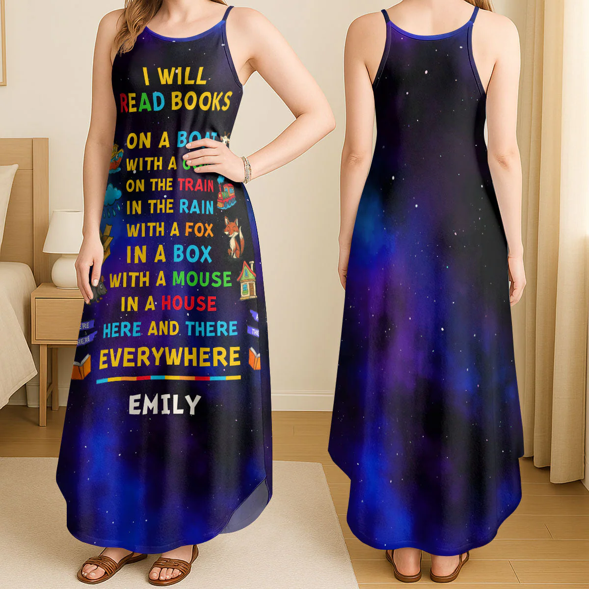 I Will Read Books - Personalized Maxi Dress