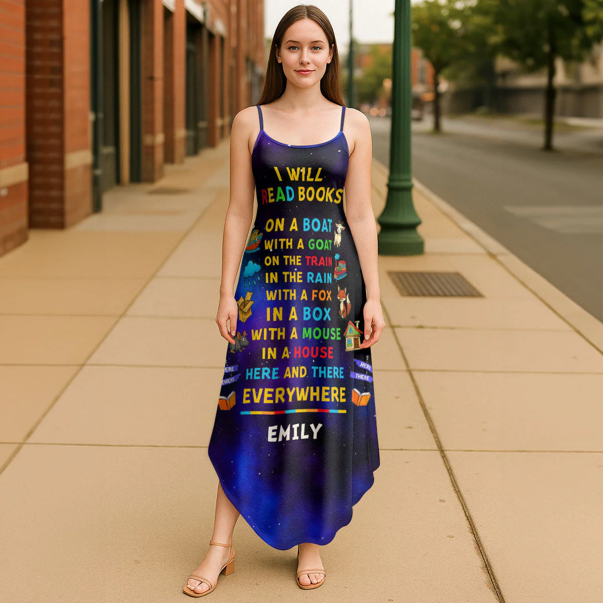 I Will Read Books - Personalized Maxi Dress - Image 5