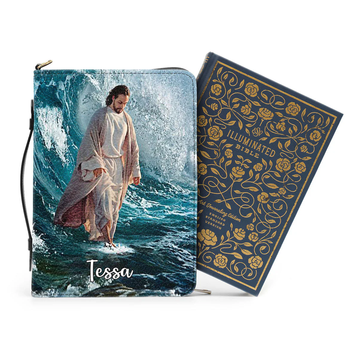 I Will Walk By Faith Even I Cannot See - Thoughtful Gift For Christians - Personalized Bible Covers - AT4080829 - Image 3
