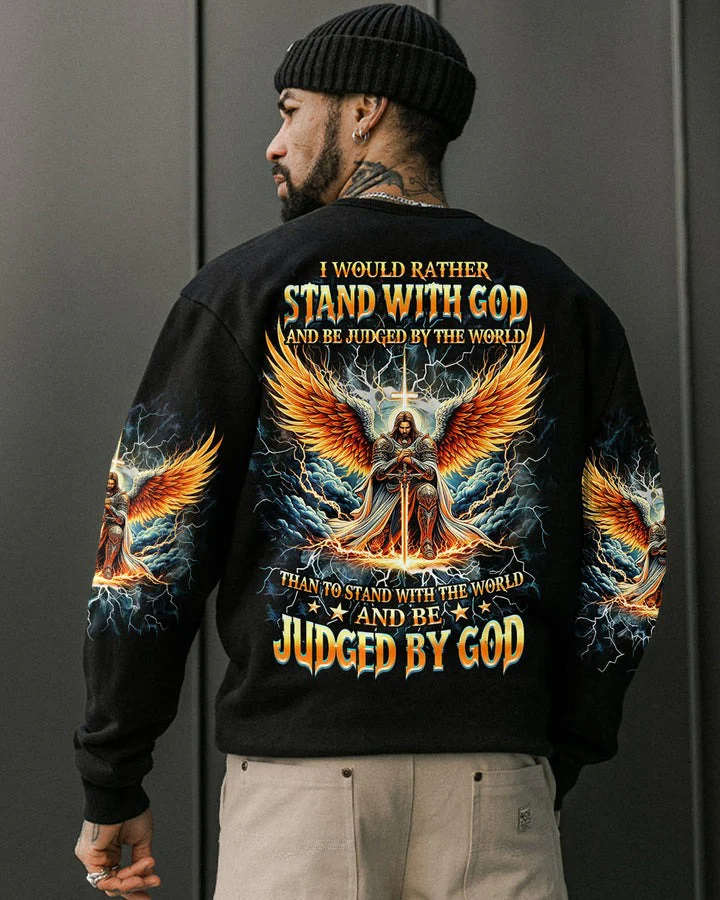 I Would Rather Stand With God - Men's All Over Print Shirt - AT4080523 - Image 11
