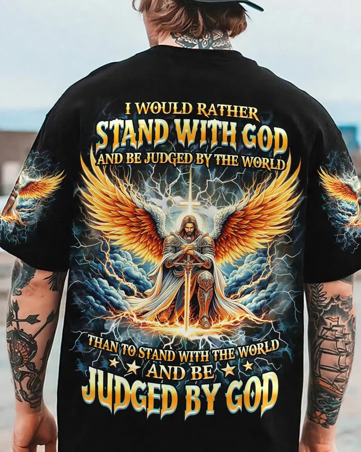 I Would Rather Stand With God - Men's All Over Print Shirt - AT4080523 - Image 16