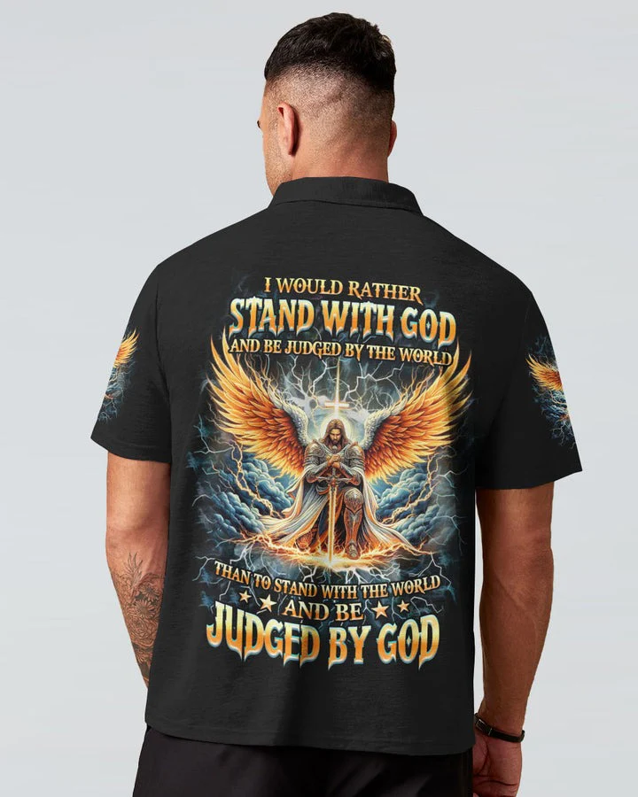 I Would Rather Stand With God - Men's All Over Print Shirt - AT4080523 - Image 7