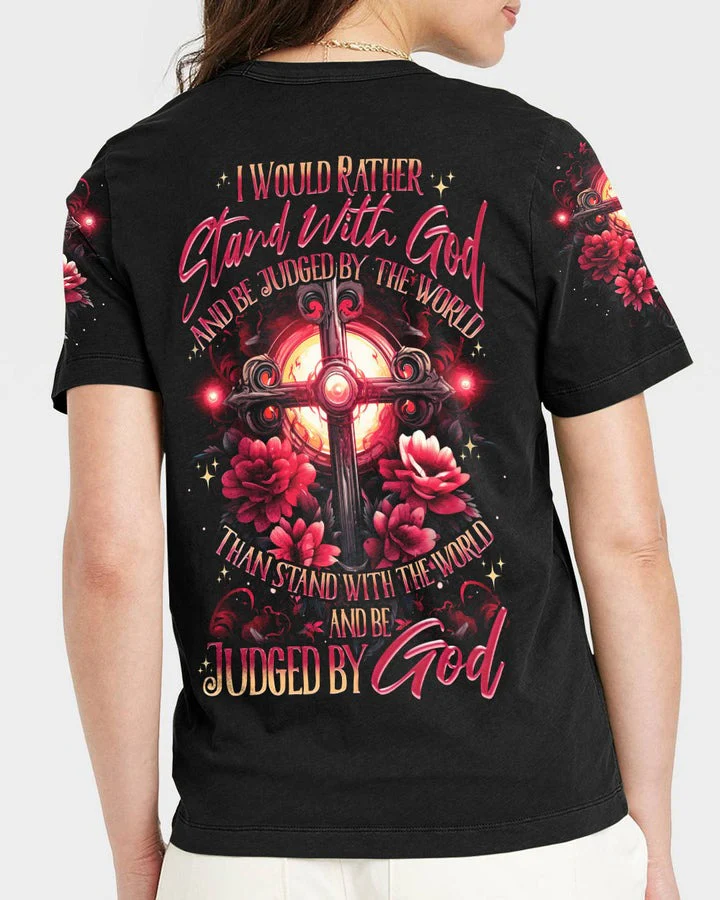 I Would Rather Stand With God - Women's All Over Print Shirt - AT4080530 - Image 6
