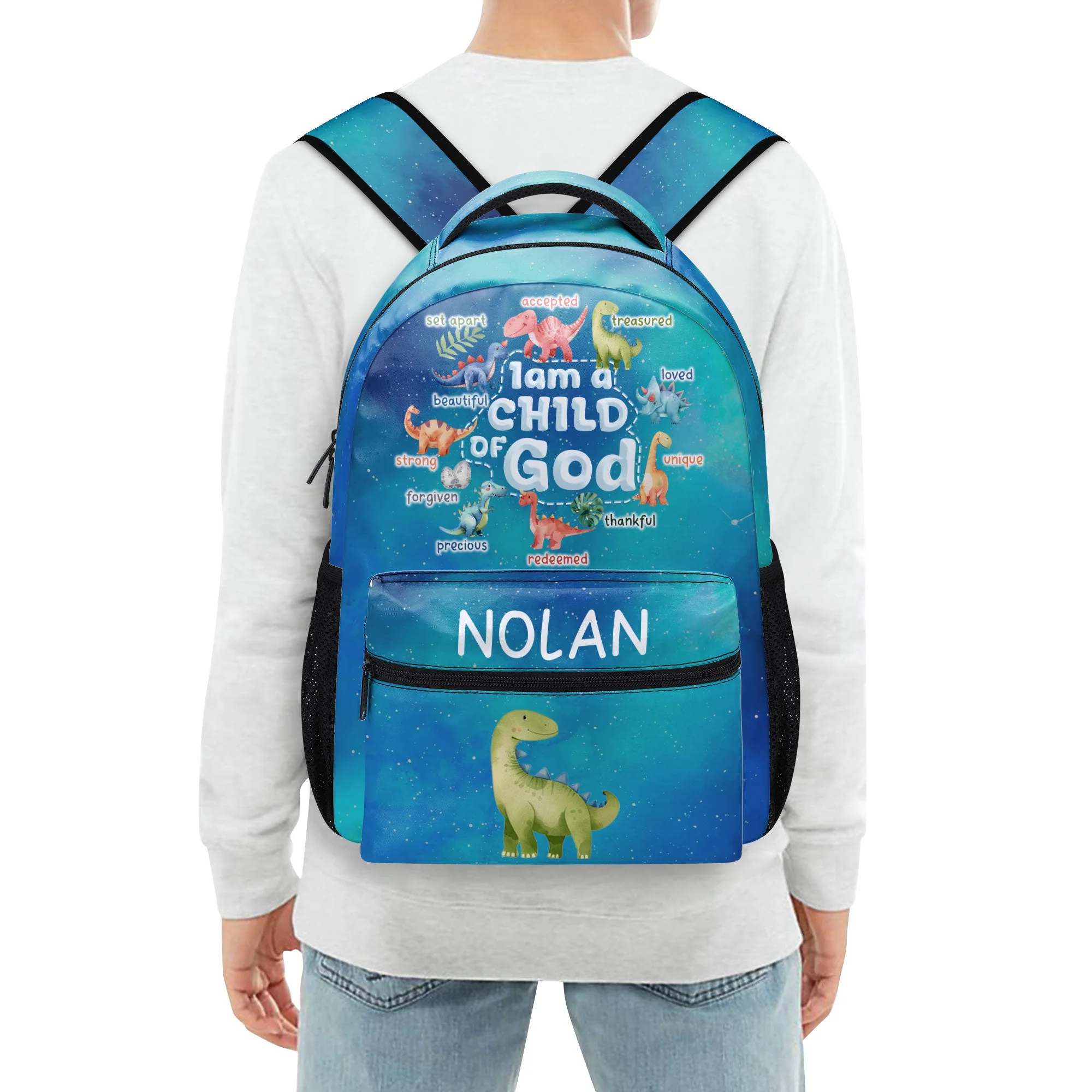 I'm A Child of God - Personalized Backpack - Back To School Gift For Kids TD118 - Image 2