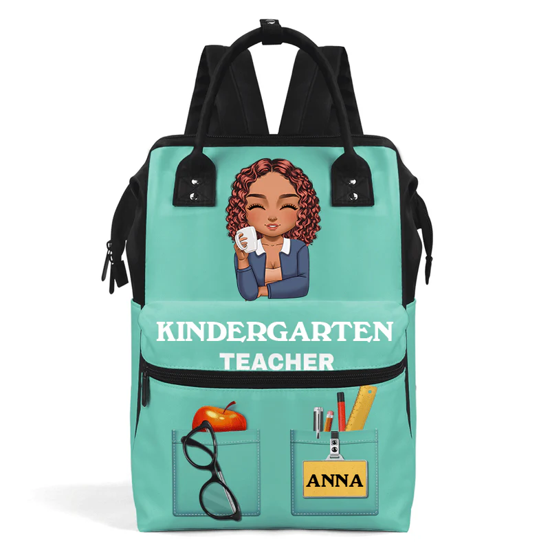 I'm A Teacher - Personalized Duckbilled Backpack - Gift For Teacher | CLTC05