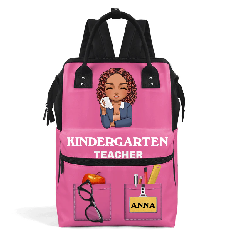 I'm A Teacher - Personalized Duckbilled Backpack - Gift For Teacher | CLTC05 - Image 3