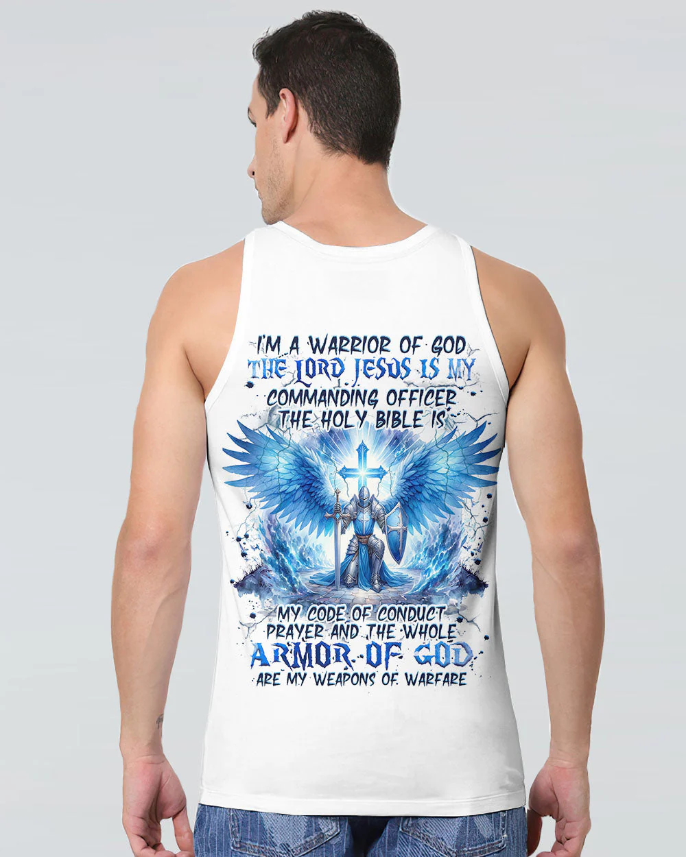 I'm A Warrior Of God Men's All Over Print Shirt - Tlnz0703242 - Image 14