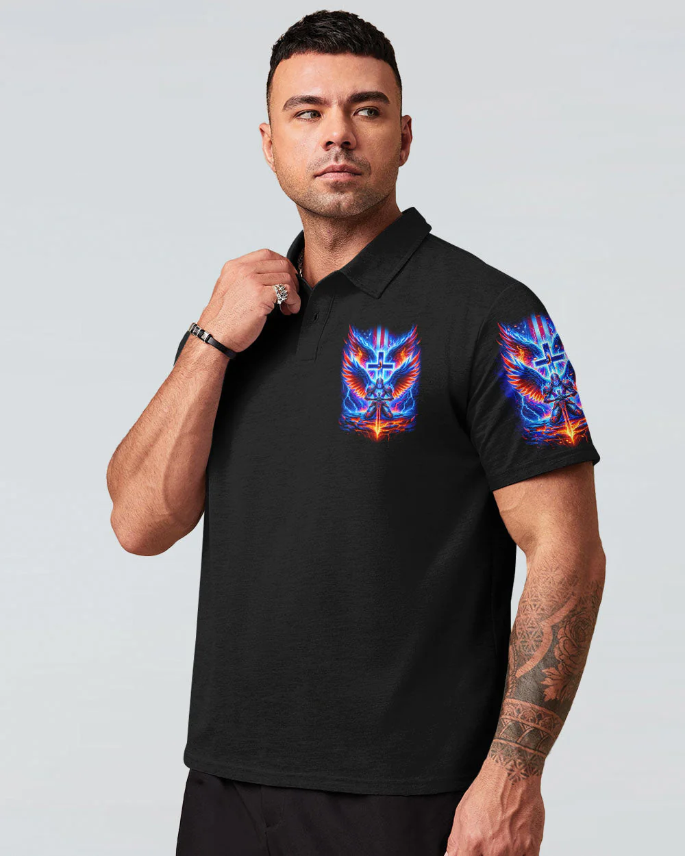 I'm A Warrior Of God Men's All Over Print Shirt - 0409243 - Image 14