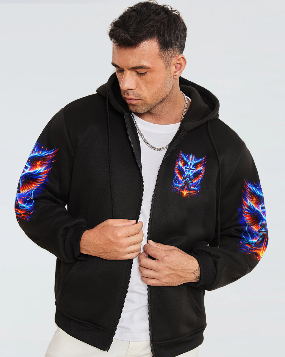 I'm A Warrior Of God Men's All Over Print Shirt - 0409243 - Image 6