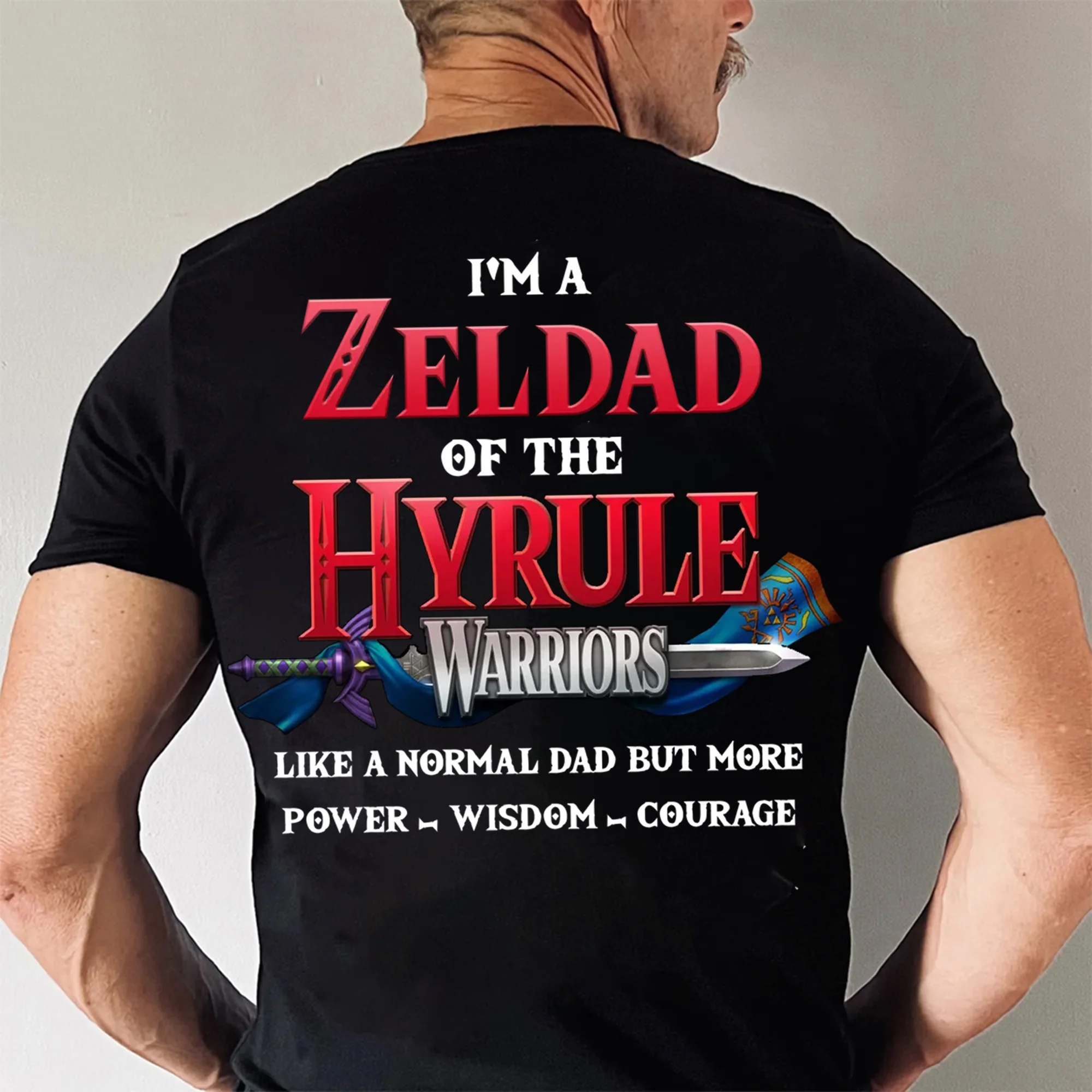 I'm A Zeld Daddy Of The Hyrule Warriors - Gift For Father's Day - Personalized Shirt 2 Side - Image 4