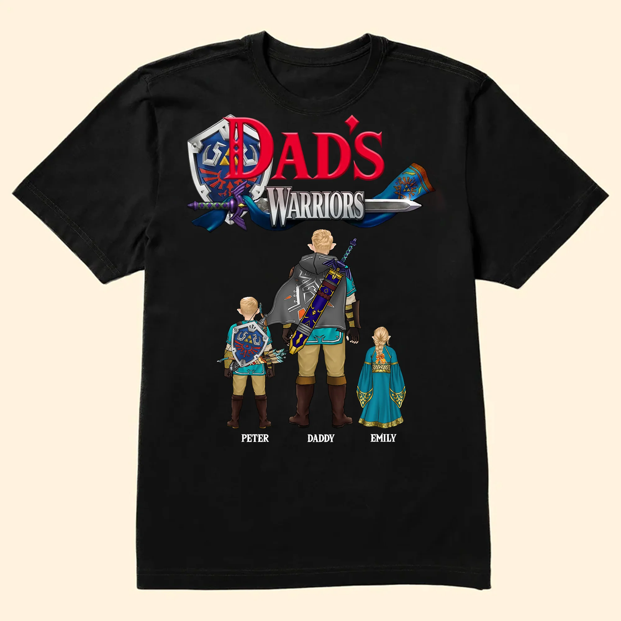 I'm A Zeld Daddy Of The Hyrule Warriors - Gift For Father's Day - Personalized Shirt 2 Side - Image 5