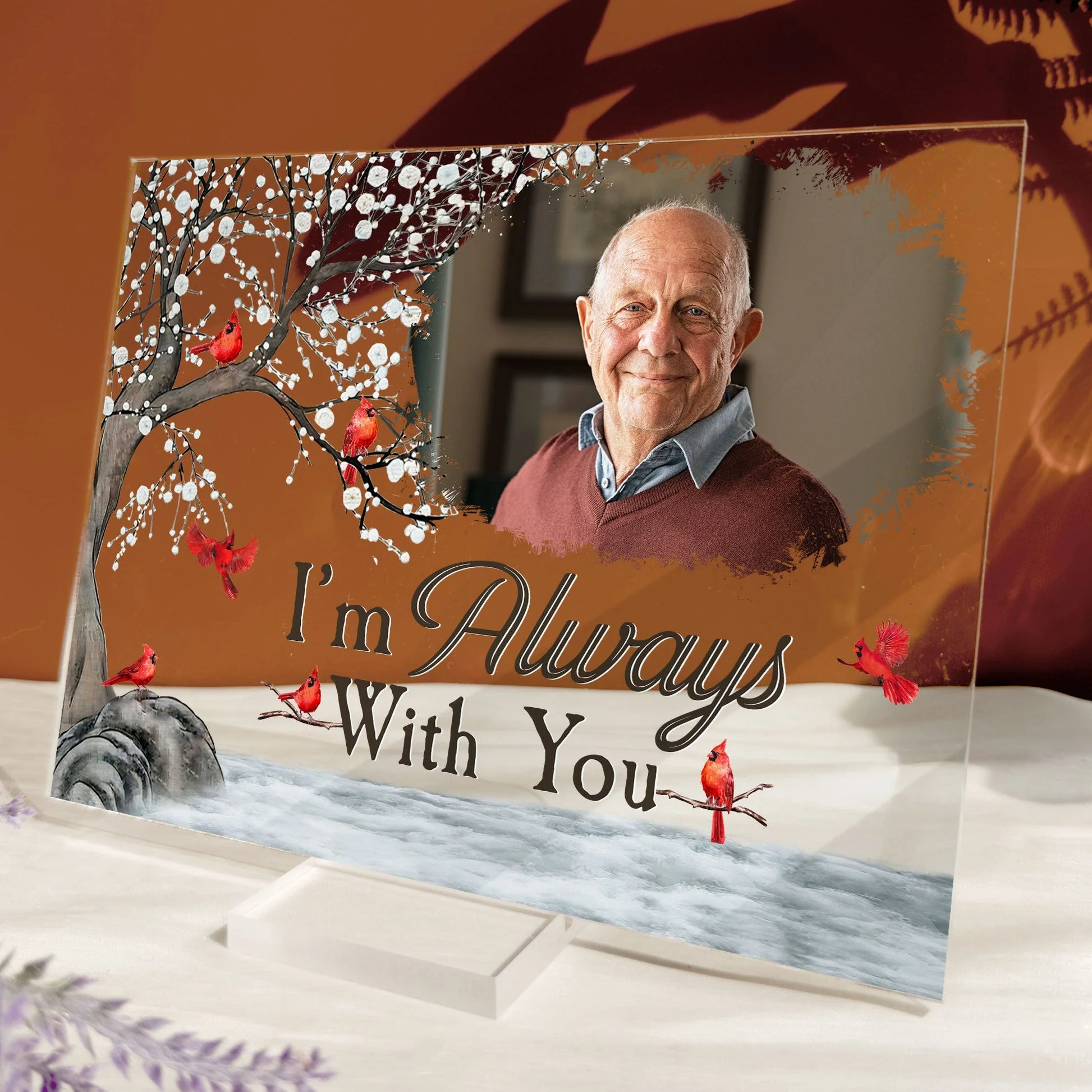 I'm Always With You - Personalized Acrylic Photo Plaque TD118 - Image 4