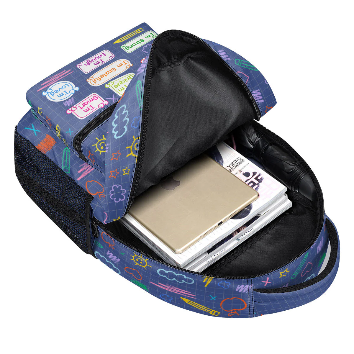 I'm Helpful I'm Unique - Personalized Canvas Backpack | GR29.Ver 3 TD118 - Image 5