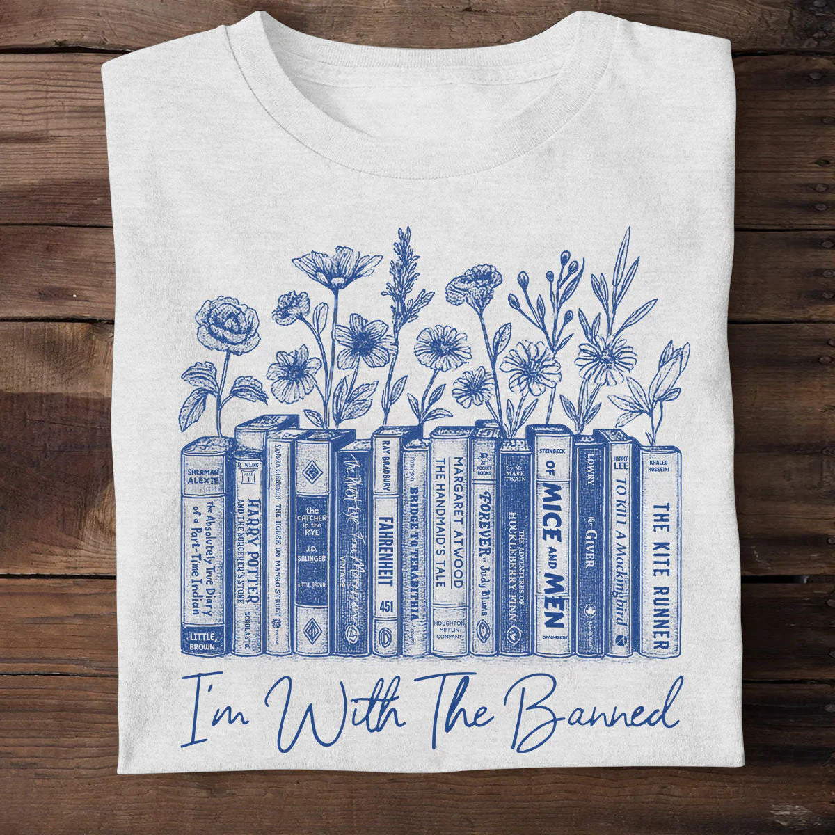 I'm With The Banned - Personalized 2D Unisex T-shirt - Image 4