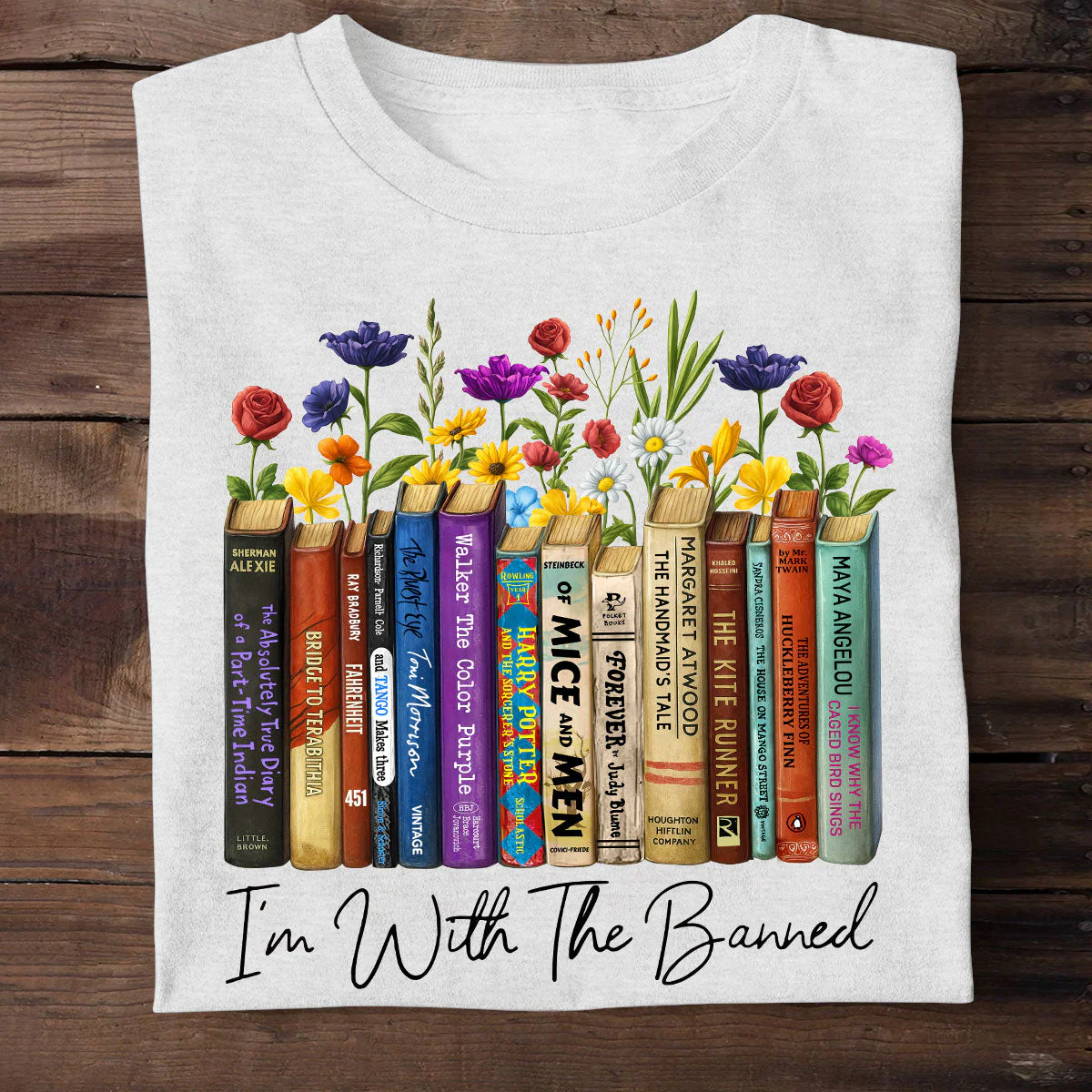 I'm With The Banned - Personalized 2D Unisex T-shirt