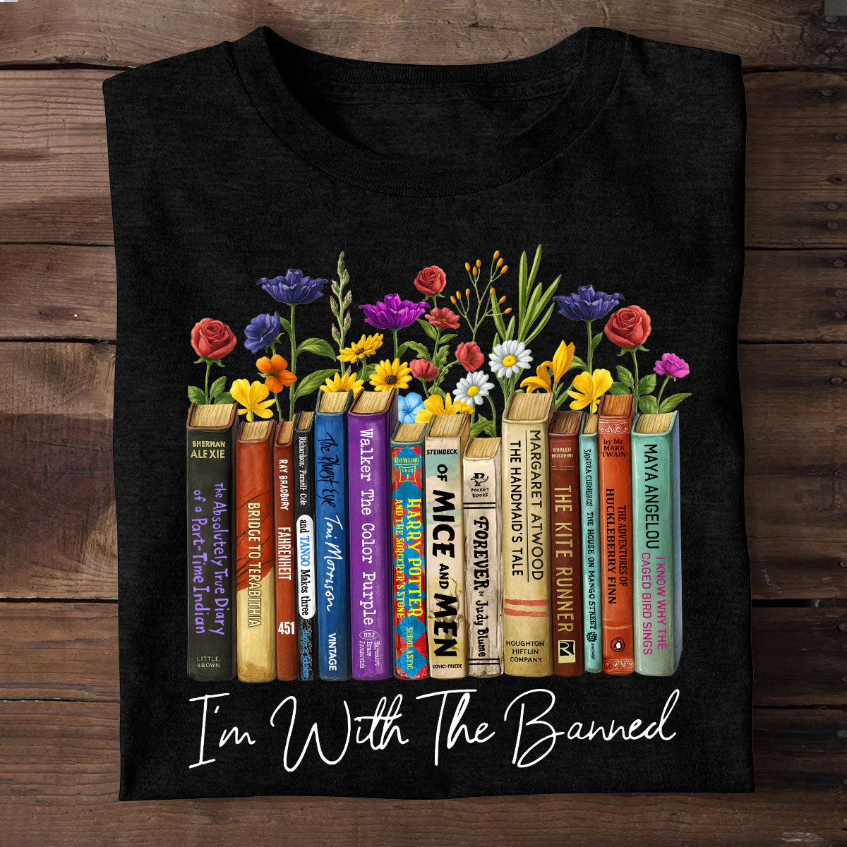 I'm With The Banned - Personalized 2D Unisex T-shirt - Image 2