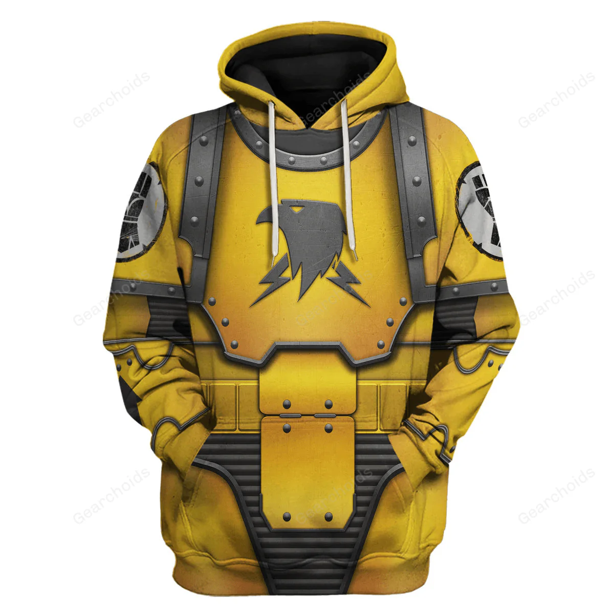 Imperial Fists in Mark III Power Armor - Costume Cosplay Hoodie Sweatshirt Sweatpants CSWRH135 - Image 2
