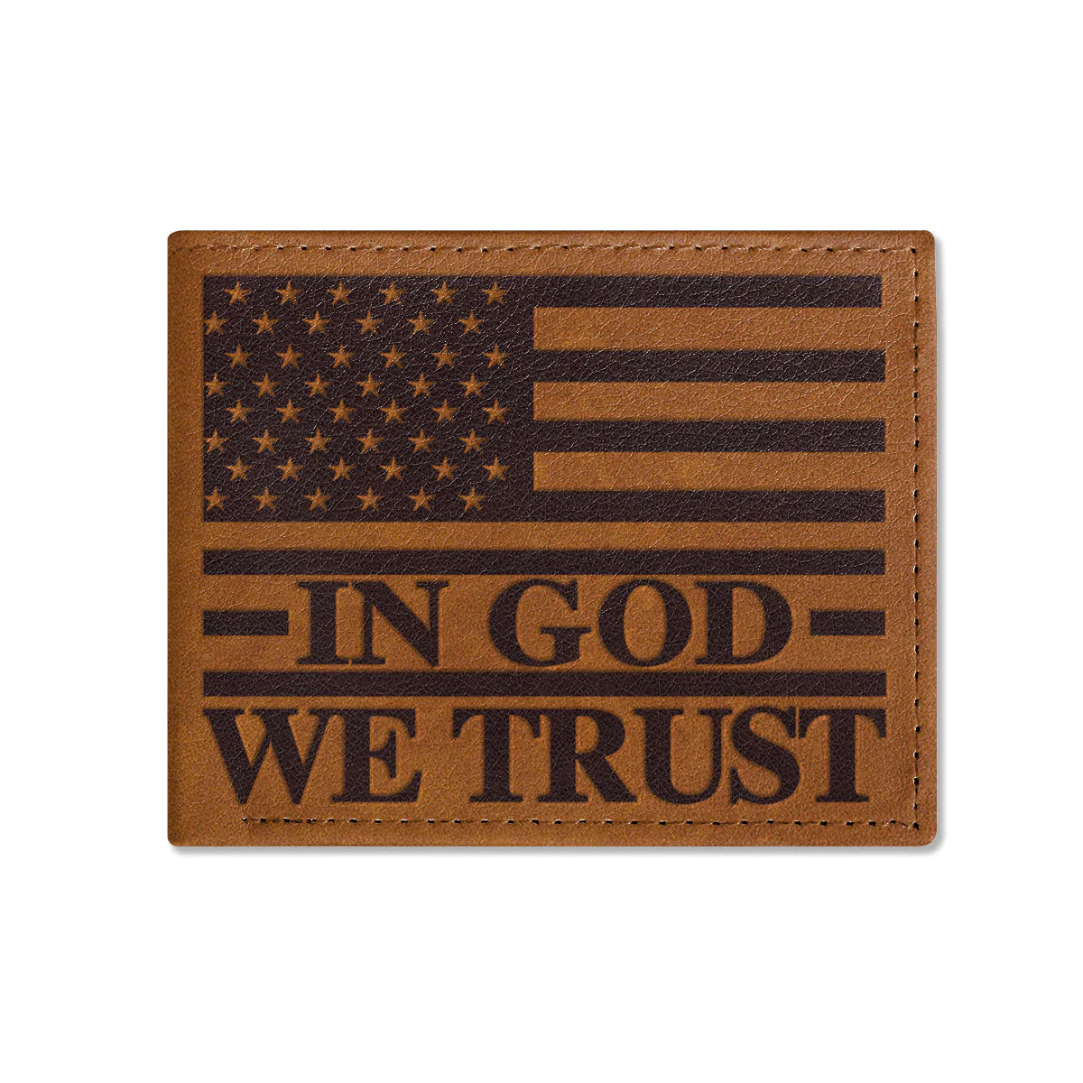 In God We Trust - Personalized Folded Wallet For Men - Image 2