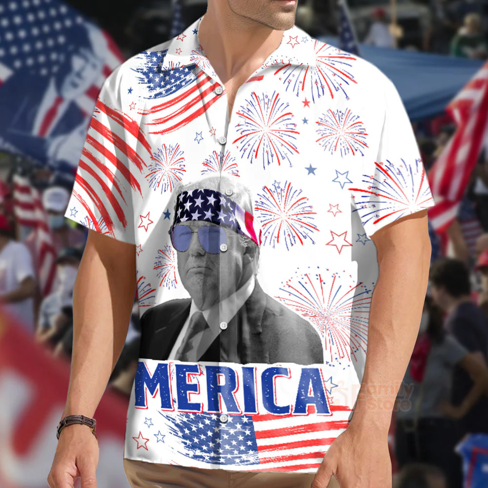 Independence Day American Trump Hawaii Shirt - Image 4