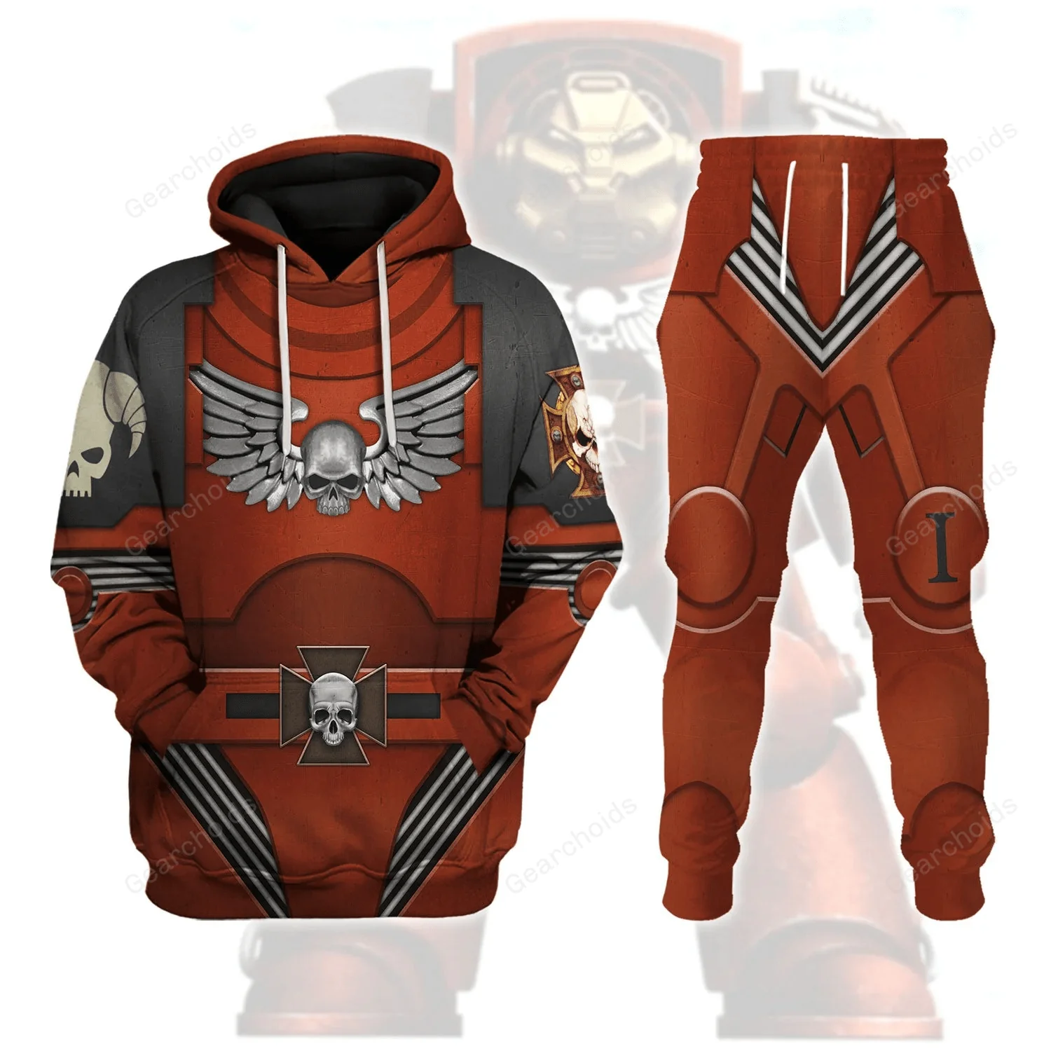 Indomitus Pattern Tactical Dreadnought Armour - Costume Cosplay Hoodie Sweatshirt Sweatpants CSWRH131