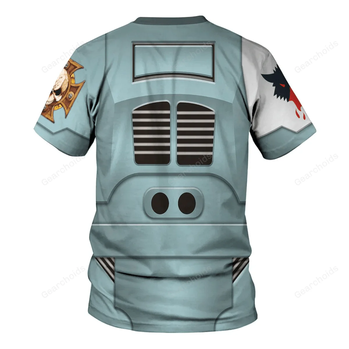 Indomitus Pattern Terminator Armor Space Wolves - Costume Cosplay T-shirt CSWRH045 - Image 2